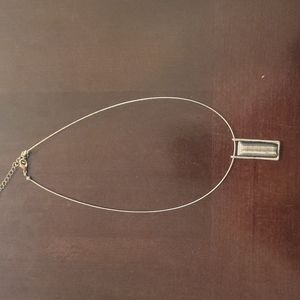 Gray Pendant Necklace